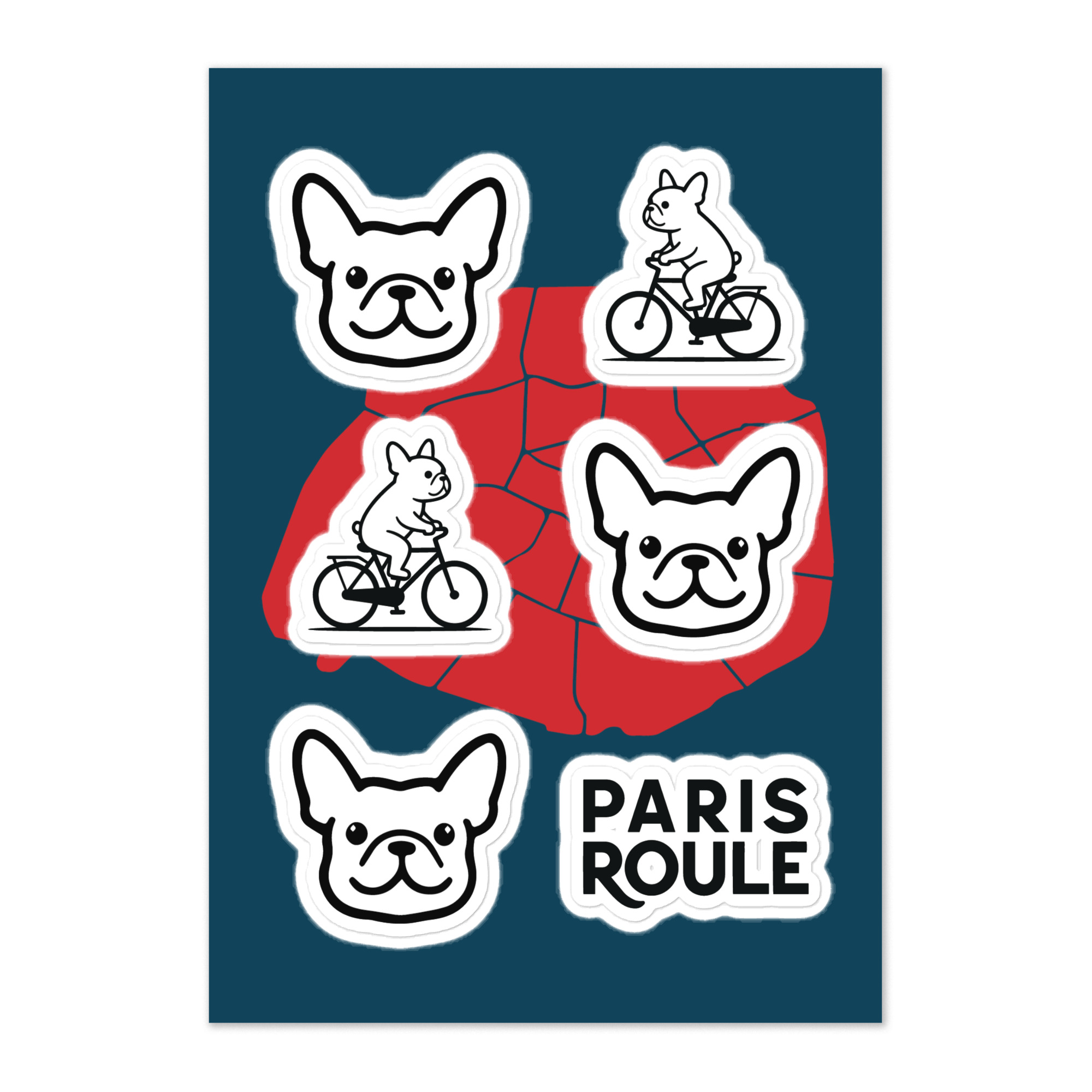 Autocollants Paris Roule